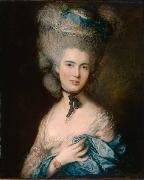 Thomas Gainsborough Woman in Blue (mk08) USA oil painting reproduction